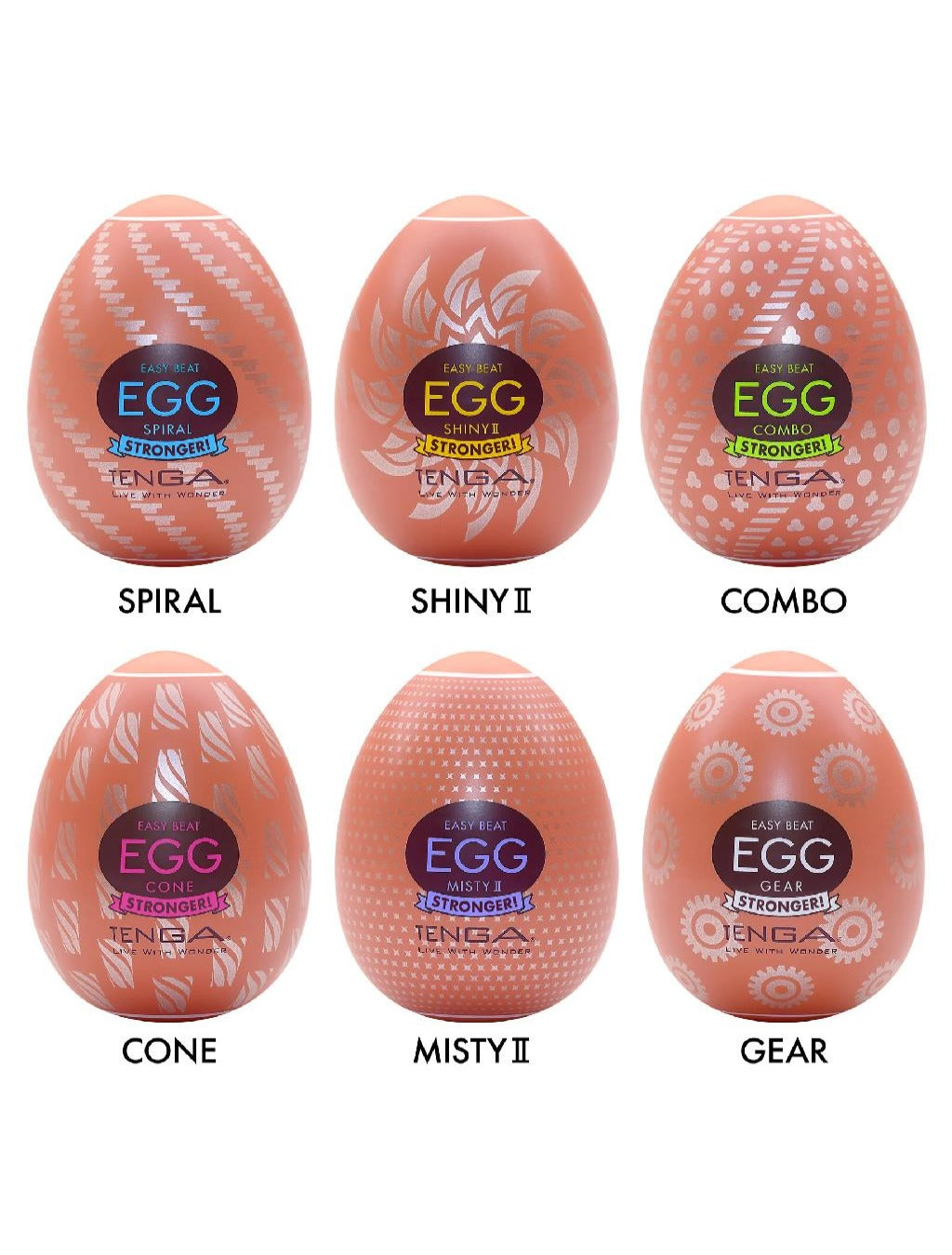 Tenga Egg 6 Pack - Hard Boiled 2