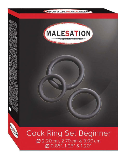 Malesation Cock Ring Beginner Set