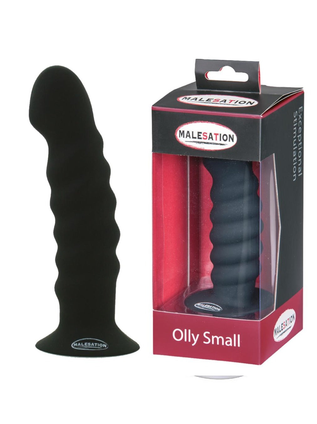 Malesation Olly Dildo - Black - Small