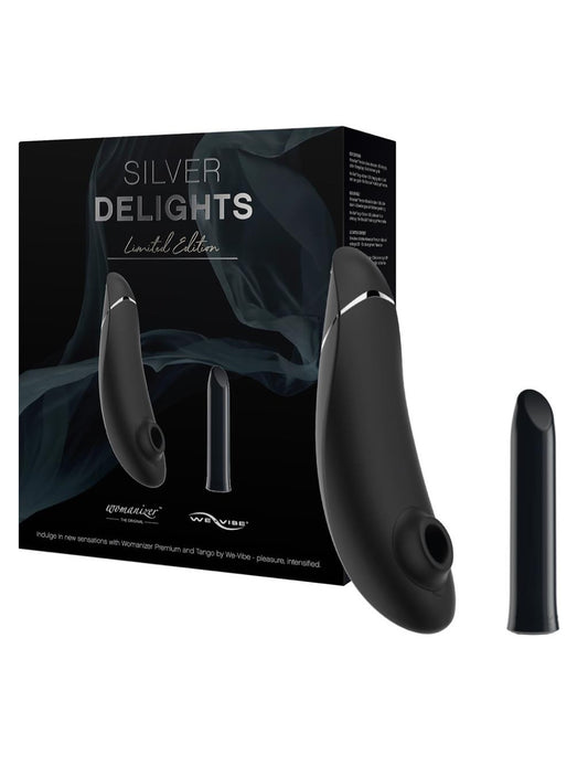 Womanizer Silver Delights Collection Clitoral Suction Vibrator bullet vibrator