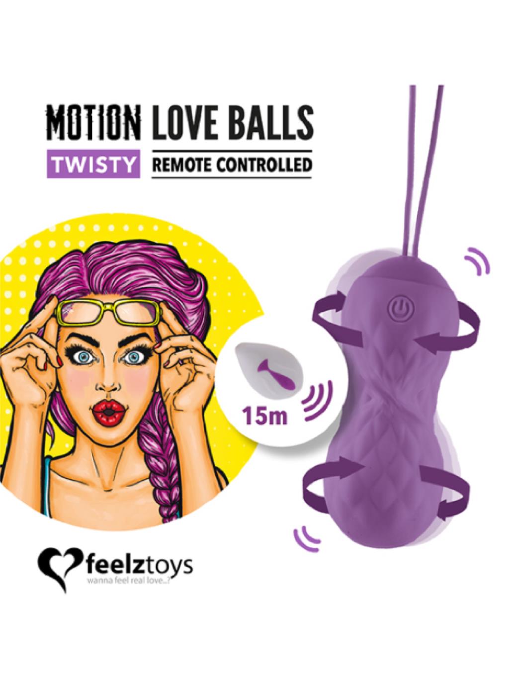 Feelztoys Motion Love Balls - Twisty