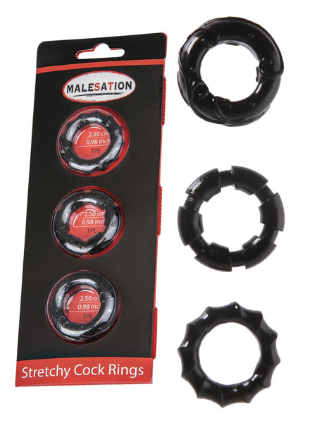 Malesation Stretchy Cock Rings