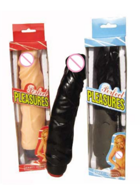 Perfect Pleasures 9.5 Inch Realistic Penis Vibrator Dildo