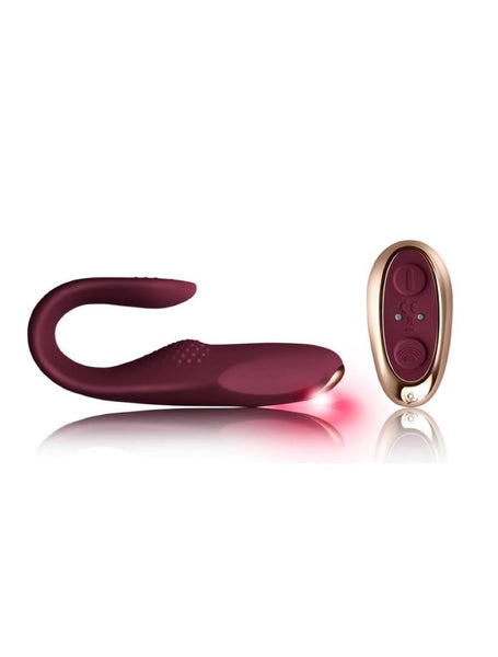 The Rocks Off Two-Vibe 20-function remote control rechargeable flexible silicone vibrating dual stimulator 