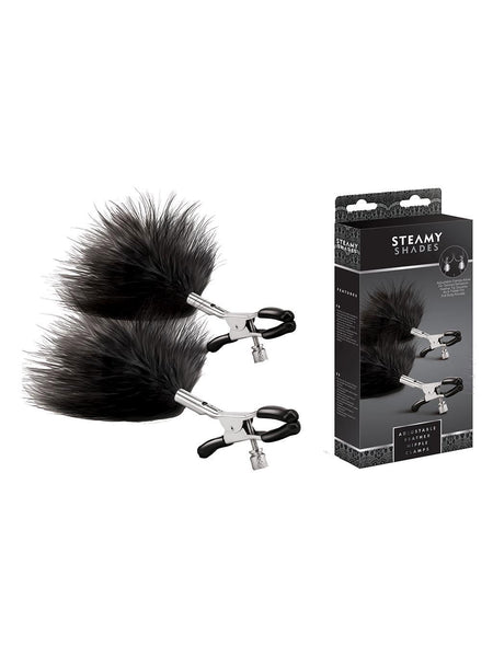 Steamy Shades Adjustable Feather Nipple Clamp