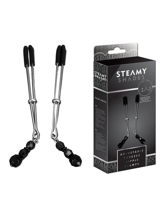 Steamy Shades Adjustable Tweezer Nipple Clamps